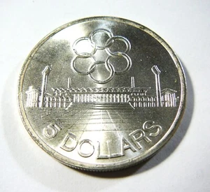 SINGAPORE 5 Dollars 1973 - Silver - Peninsular Games - Picture 1 of 2