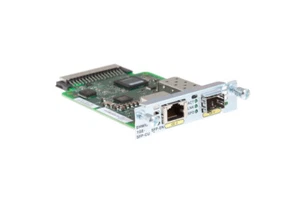 Cisco EHWIC-1GE-SFP-CU GbE SFP RJ45 Ports Enhanced High-Speed WAN Interface Card - Picture 1 of 3