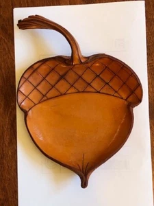 Creaciones originales en cuero BELLOTA por velas en el plato de lluvia colgante de pared - Imagen 1 de 3