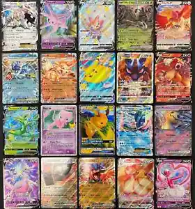 Pokemon Card Bulk Lot 50 HOLO/REVERSE HOLO ONLY, GUARANTEED V/EX/UR with 2+ lots - Picture 1 of 11
