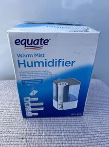 Equate Warm Mist Humidifier, Visible, Filter Free, Top Fill, 1.3 Gallon - Picture 1 of 14