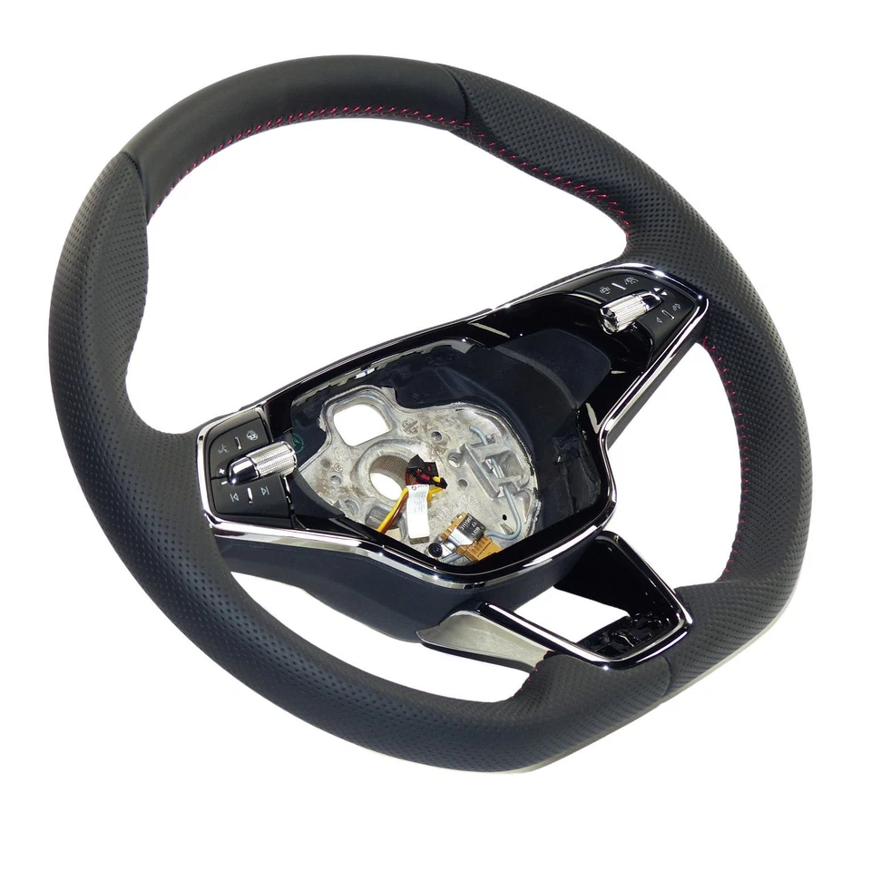 Sportlenkrad heizbar Multifunktionslenkrad Skoda Octavia RS IV NX Superb III 3V - Bild 1 von 4