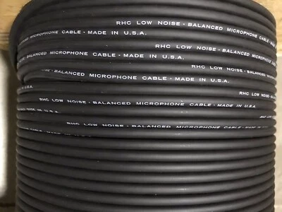 RAPCOHORIZON Rapco Horizon MIC1.K 24GA Balanced Microphone Cable - 500ft Spool (USA Made)