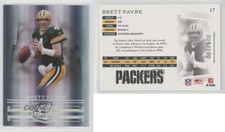 2007 Donruss Threads Century Proof Silver /100 Brett Favre #17 HOF