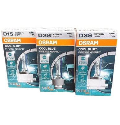 OSRAM Cool Blue Intense Next Generation XENARC Xenon D1S D2S D3S 35W Set 2 Stück - Bild 1 von 2