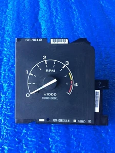 1994-1997 FORD F250 F350 TURBO DIESEL INSTRUMENT CLUSTER RPM TACHOMETER GAUGE - Picture 1 of 2