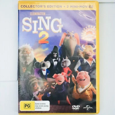 Sing 2 / For Gunter's Eyes Only / Animal Attraction (DVD, 2021) Animation Movies - Image 1 of 4