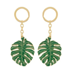Oxidized Alloy Leaf Keychain A Stylish Accessory for Your Travel Needs - Picture 1 of 5
