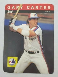 Estrellas de béisbol 3D Topps 1985 de colección Gary Carter Montreal Expos #15 de 30 - Imagen 1 de 10