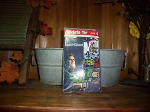 DISNEY LIGHTYEAR BOYS COTTON BRIEFS UNDERWEAR 5 PACK SIZE 4 SCHOOL PLAY FUN NEW - Picture 1 of 1