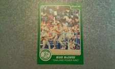 Mark Mcgwire Oakland A's Cardinals 1B MLB RARE ODDBALL CARDS WOW YOU PICK