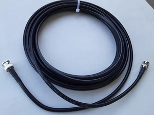 US MADE RG-8X CB  Ham Radio BNC Male to BNC Male 50 ohm coax cable  - Picture 1 of 4