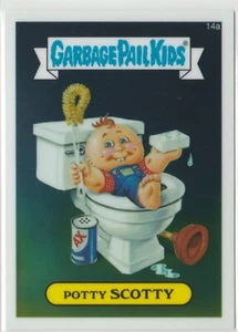 Potty Scotty #14a Garbage Pail Kids GPK 2013 Chrome Series 1 CS1 - Picture 1 of 2
