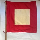 Vintage Boy Scouts Patrol Leader Flag BSA 16" w/ Wood Handle  #B