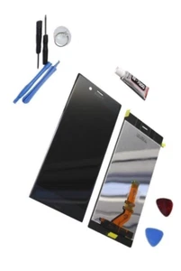 Original Sony Xperia XZ F8331 F8831 LCD Display Touchscreen Reparatur Glas black - Bild 1 von 1