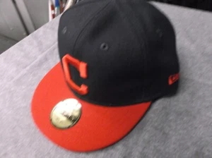 Cleveland Indians New Era 59Fifty My First Infant Hat  NavyRed  - Picture 1 of 3