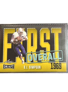 O.J. Simpson Leaf Draft Gold Parallel