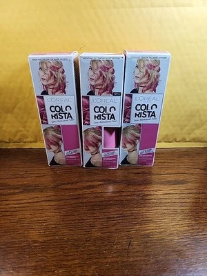 Color de cabello semipermanente L'Oreal Hot Pink 350 Colorista #HOTPink350, lote de 3. Foto 1 de 4