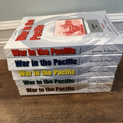War In The Pacific - 5 Volumes 1,2,3,4,5 by Jerome T Hagen All Signed by Author - Image 1 of 2