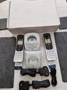 BT Digital Cordless Phone 7660 Twin With Answering Machine With Loud Speaker - Zdjęcie 1 z 3
