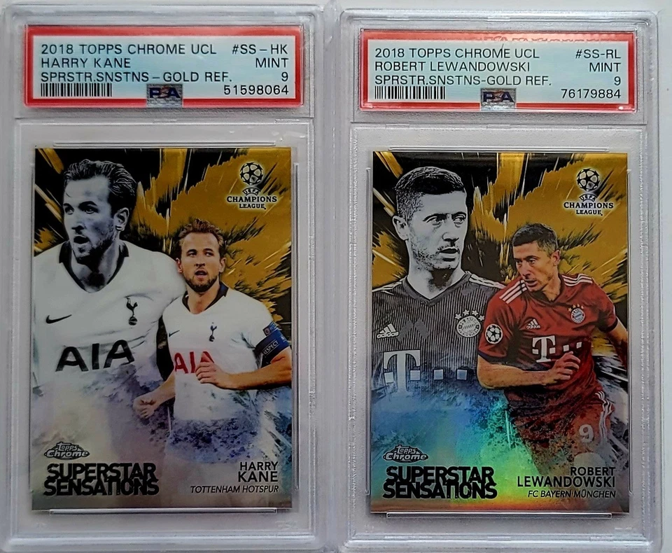 2018-19 Topps Chrome UCL Superstar Sensations Gold Refractor /50 - Graded - Image 1 of 1