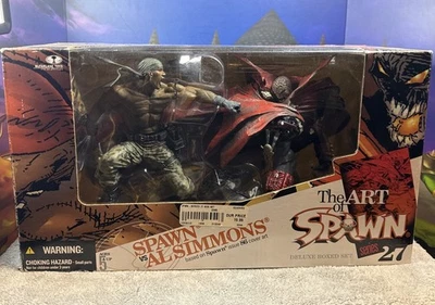 RARO The Art of Spawn Serie 27 Edición 86 Spawn vs Al Simmons Juego de Lujo en Caja Foto 1 de 4