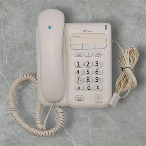 BT Decor 2100 Przewodowy telefon domowy Duże przyciski Aparat słuchowy kompatybilny - Zdjęcie 1 z 3