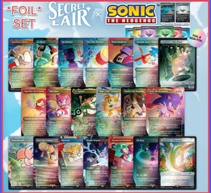 MTG Secret Lair x Sonic the Hedgehog: Complete FOIL Set PRESALE *SHIPS ASAP* - Picture 1 of 1