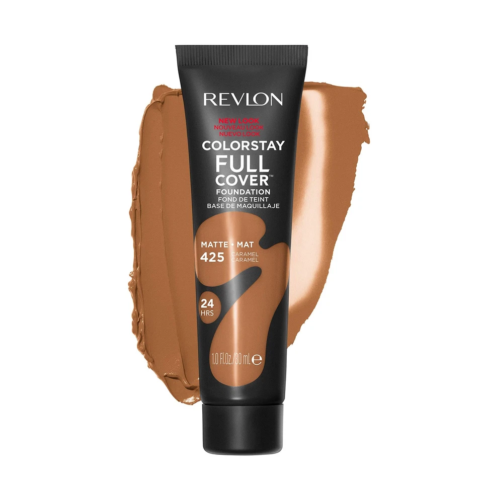 Revlon ColorStay Full Cover Foundation 1 Oz Caramel Matte 24 Hour Wear - Image 1 of 4