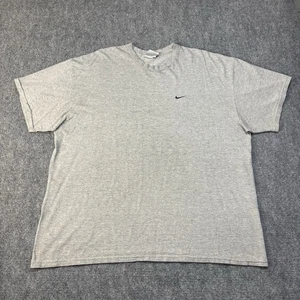 Camiseta Mini Swoosh Vintage Años 90 Nike Hecha en EE. UU. Para Hombre Talla XXL Gris *DEFECTOS* - Imagen 1 de 11