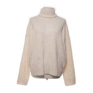 H&M, Rollkragenpullover, Größe: M, Weiß, Acryl/Elasthan/Polyester/Wolle #EiL - Bild 1 von 5