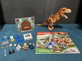 LEGO Jurassic World T-Rex Dinosaur Figure Trex04 (75918) 10758 3 Minifigures