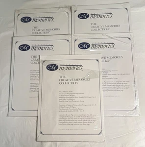 Lotto di 5 Protezioni Pagina Album Ricordi Creativi 12X15 - 60 Fogli - Confezione Aperta - Foto 1 di 3