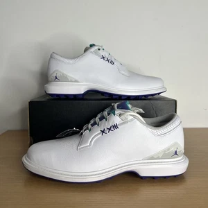 Mens Nike Jordan ADG 5 Men's Golf Shoes White/Grape Ice - SKU FQ6642-100 - Picture 1 of 8