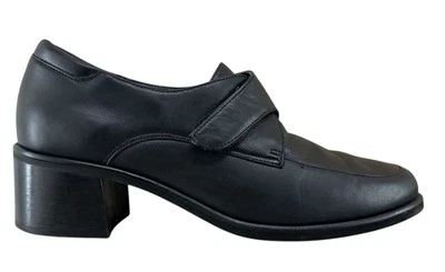 Rockport Mujer Mocasines Cuero Negro Sin Cordones Zapatos Talla 7 M Foto 1 de 4