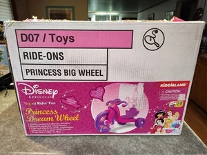 Selten Neu im Karton Disney Princess großes Rad rosa, lila, weiß - Bild 1 von 6