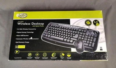 Gear Head Wireless 2.4GHz Keyboard And Mouse No Receiver Black Computer Tech - Image 1 of 4