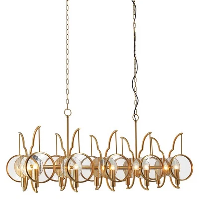 Minka Lavery 3817 Enfoque 10 Luces 45"W Lineal Abstracto - Latón Foto 1 de 2