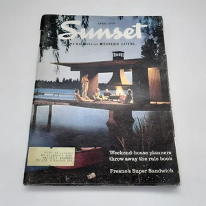 Vintage Sunset Magazine April 1970 Western Living Mid Century Home Decor Ads - Picture 1 of 6