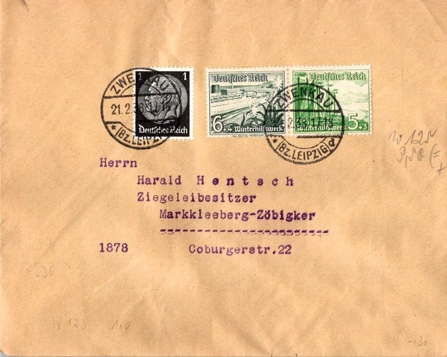 Alemania 1pf Hindenburg, y 5pf+3pf Golpes de pesca y 6pf+pf Vaporera Semipostal Foto 1 de 1