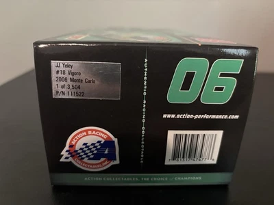 JJ YELEY #18 2006 ACTION VIGORO MONTE CARLO 1:24 DIECAST COCHE DE CARRERAS - 1/120 RARO Foto 1 de 3