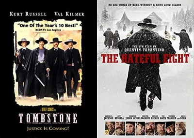 Laying Down The Law With Kurt Russell Tombstone & The Hateful Eight DVD Set New - Image 1 of 3