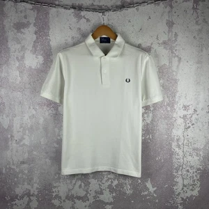 Vintage Fred Perry Polo Shirt Men’s Luxury Tee Classic Y2K White Size L - Picture 1 of 6