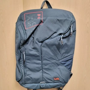 Under Armour UA Locker Room Gym Unisex Water Resistant Backpack NWT - Navy Blue - Picture 1 of 10