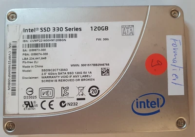 Intel 330 Serie SSD 120GB 2,5 Zoll interne Festplatte SATA III (9) - Bild 1 von 2