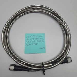 N(Male) Precision to N(M) Precision 0.30" O.D. Armored Cable 10'10" (130 inches) - Picture 1 of 6