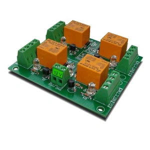 12V 4 Channel Relay Module Board for your AVR, PIC  Project - Picture 1 of 3