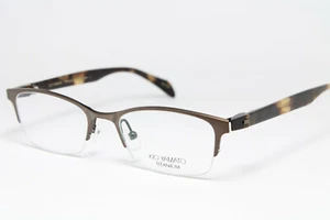 KIO YAMATO KT-419U C35M Original Vintage Eyeglasses TITANIUM Half-Rim Made Japan - Picture 1 of 9