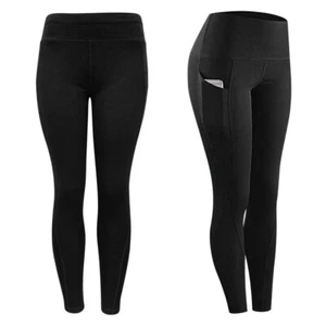 LoyisViDion Woman Pants Clearance Women Workout Out Pocket Pants Leggings Fitnes - Picture 1 of 4