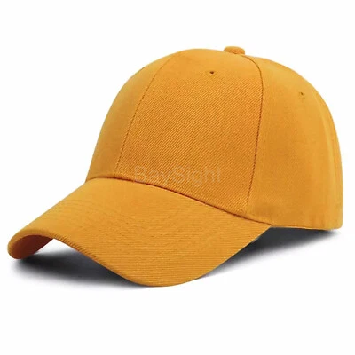 Gorra de béisbol para hombres y mujeres gorras de pelota lisas en blanco sombrero ajustable estilo polo Foto 1 de 4